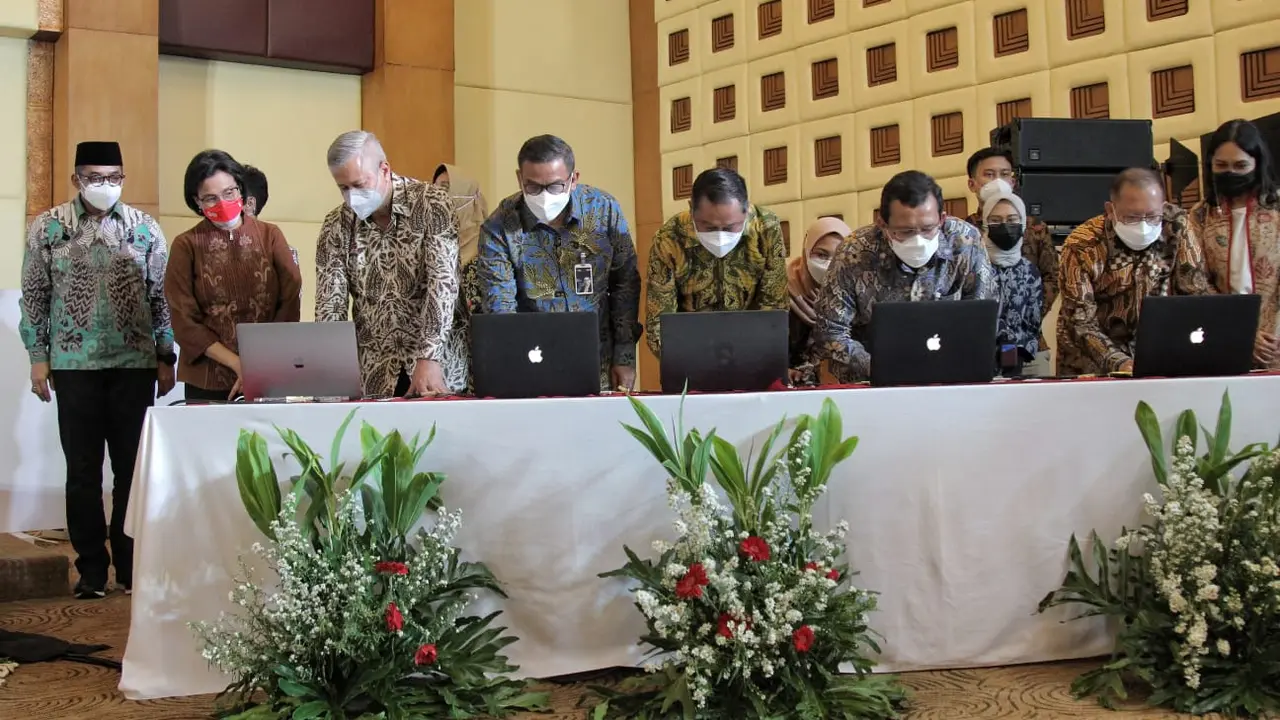 Peluncuran meterai elektronik atau e-meterai.
