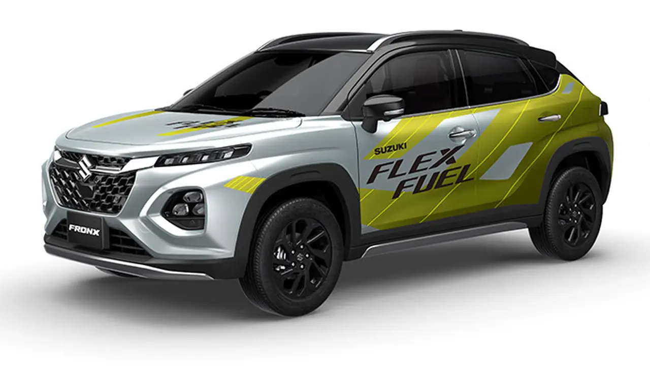 Suzuki Fronx Flex Fuel Bakal Mejeng di JMS 2025, Bisa Minum Bensin Campur Etanol (Suzuki Global)