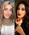 Lihat di sini beberapa potret kontras makeup Tasya Farasya.