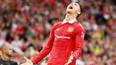 Megabintang asal Portugal ini masih melempem di Liga Inggris musim ini. Cristiano Ronaldo belum mampu menunjukkan ketajamannya sebagai juru gol untuk Setan Merah. Saat ini CR7 belum berhasil menyumbang gol untuk MU. (AFP/Oli Scarff)