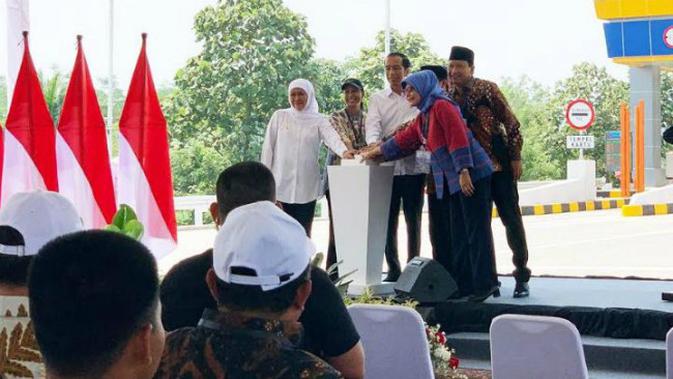 Peresmian Tol Pandaan-Malang (Foto:Liputan6.com/Maulandy R)
