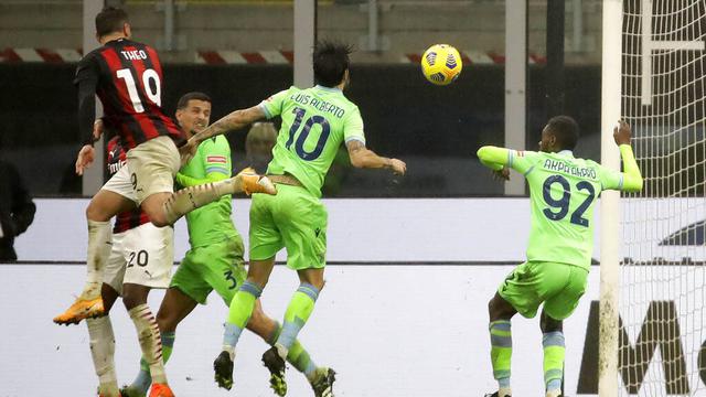 Foto Liga Italia: Bungkam Lazio, AC Milan Tak Terbendung di Serie A