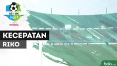 Berita video pemain sayap Persija Jakarta, Riko Simanjuntak, yang menunjukkan kecepatan lari yang memukau saat mengalahkan Persipura pada pekan ke-10 Gojek Liga 1 2018 bersama Bukalapak.