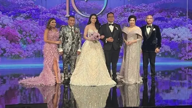 10 Potret Resepsi Keempat Pernikahan Fritz Hutapea Putra Hotman Paris, Mewah Banget