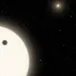 Ilustrasi planet planet KOI-5Ab. Dok: nypost.com