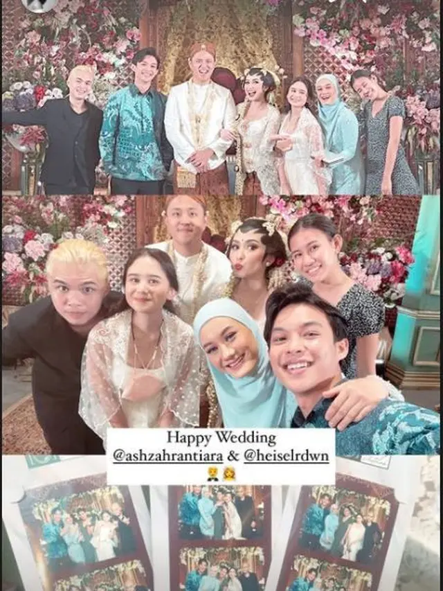 8 Momen Pernikahan Ashilla Zee yang Kental Adat Jawa, Dihadiri Member Blink