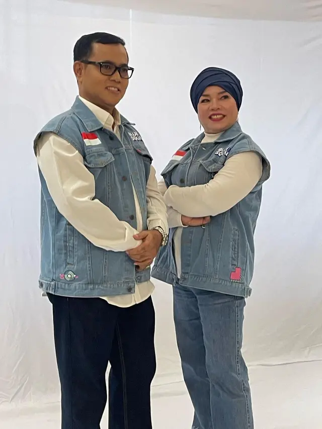 Haji Faisal dan Dewi Zuhriati. (Foto: Dok. Instagram @opah_faisal)