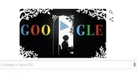 Google Doodle yang diperuntukkan bagi Lotte Reiniger. (Google)