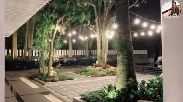 7 Potret Halaman Belakang Rumah Momo Geisha, Ada Lapangan Golf dan Danau Buatan
