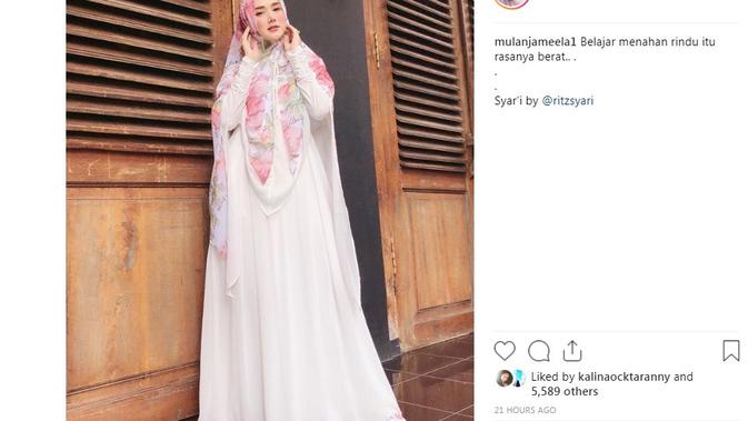 mulan jameela rindu pada ahmad dhani