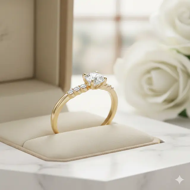 Model Cincin Emas untuk Tunangan dan Pernikahan (Foto: Gemini AI)