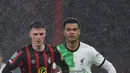 Dua gol kemenangan Liverpool di kandang Bournemouth masing-masing dicetak oleh Cody Gakpo dan Darwin Nunez. (Adrian DENNIS / AFP)