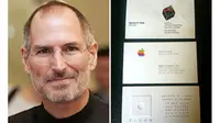 Kartu nama Steve Jobs (mirror.co.uk)