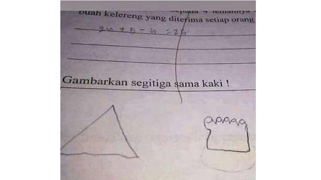 6 Jawaban Absurd Murid Pakai Gambar Ini Sulit Dipahami Guru, Kocak