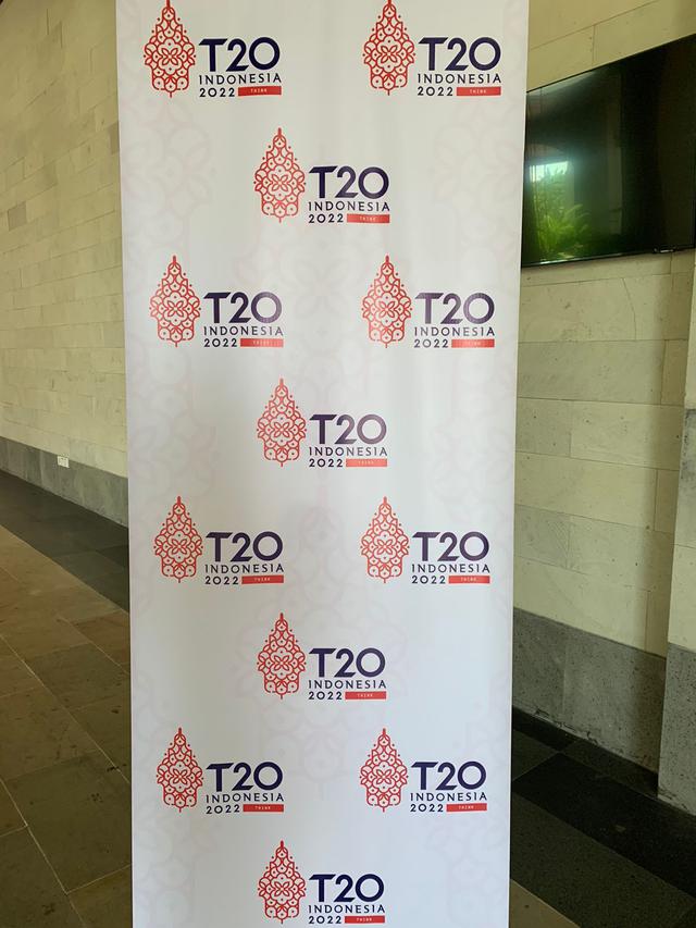 KTT T20 tengah digelar di Nusa Dua, Bali pada 4-6 September 2022 guna memberikan rekomendasi untuk Leaders Summit pada November mendatang. (Liputan6.com/Benedikta Miranti)