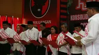 21 Pasangan calon bupati/walikota dari PDIP siap maju dalam Pilkada. (Liputan6.com/Wawan Rubiyanto)