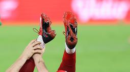 Cedera itu dialami Zijlstra ketika membela Timnas Indonesia menghadapi Timnas Saint Kitts dan Nevis dalam partai pertama FIFA Series 2026 di Stadion Utama Gelora Bung Karno (SUGBK), Jakarta Pusat, pada 27 Maret 2025. (Bola.com/M Iqbal Ichsan)