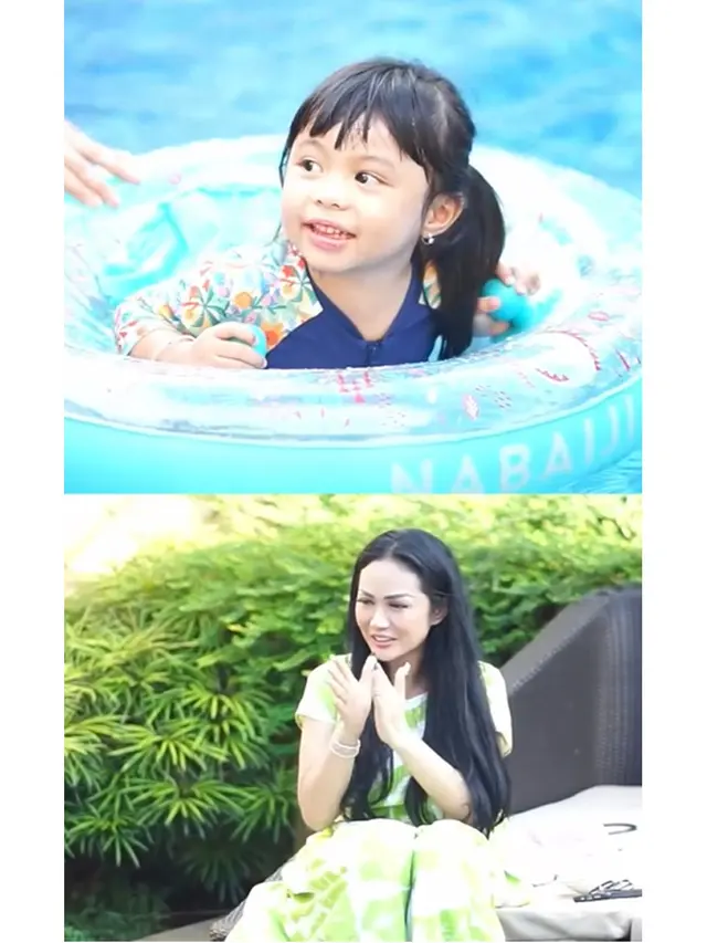 Aurel Liburan ke Madrid, Ini 6 Potret Krisdayanti Momong Ameena dan Azura di Jakarta