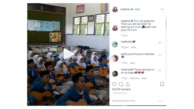 Guru Musik  (Sumber: Instagram/@Kodaline)