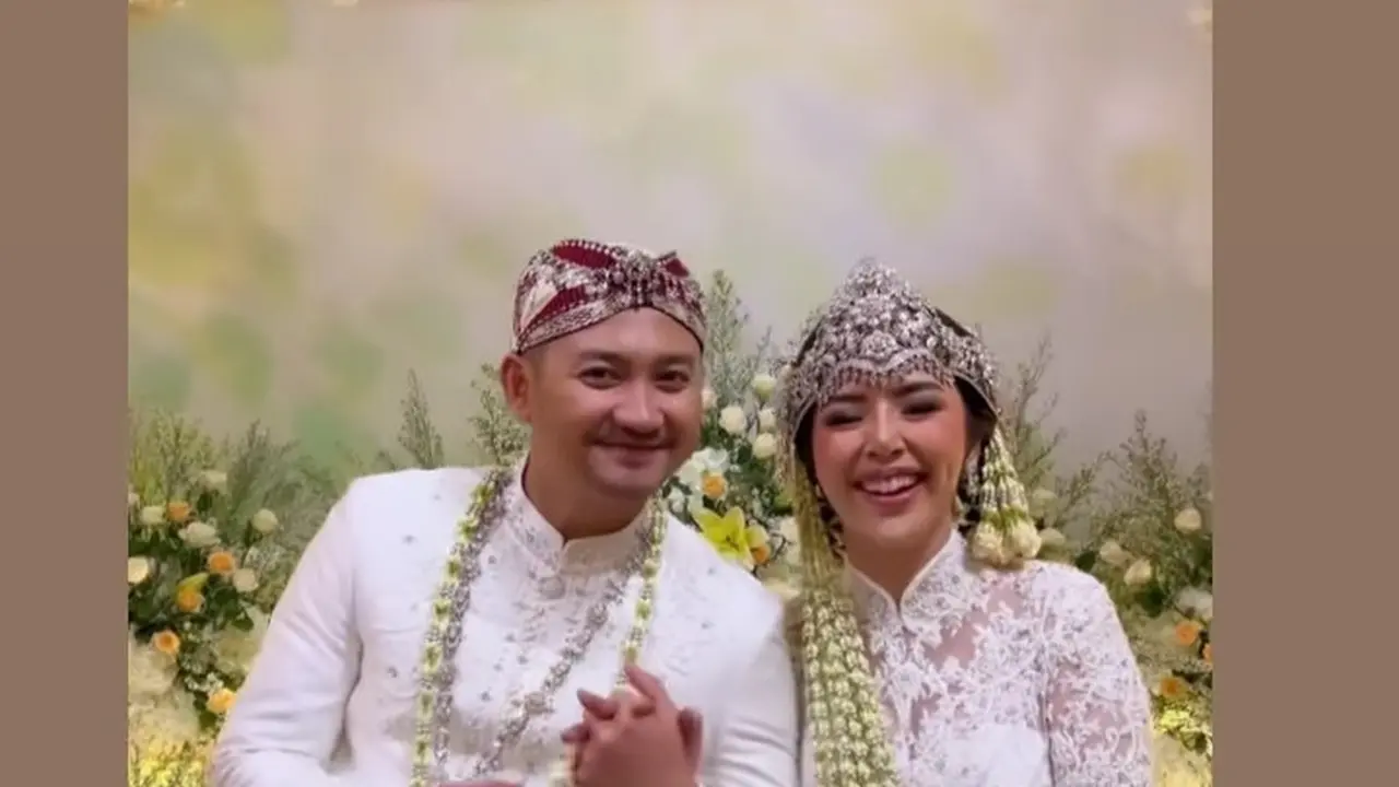 Angga Wijaya dan Nurul Kamaria alias Anna resmi menikah (Foto: instagram angga_wijaya88)