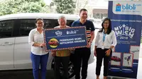 Hadi Soetanto dari Jakarta meraih grand prize 1 unit mobil Mitsubishi Xpendar dari program My Big Wish yang diselenggarakan oleh Blibli.com.