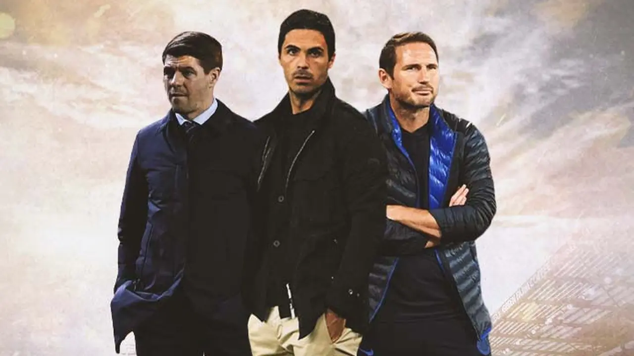 Ilustrasi - Steven Gerrard, Mikel Arteta, Frank Lampard