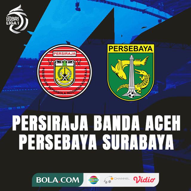 Persiraja Banda Aceh Vs Persebaya Surabaya, BRI Liga 1 2021/2022