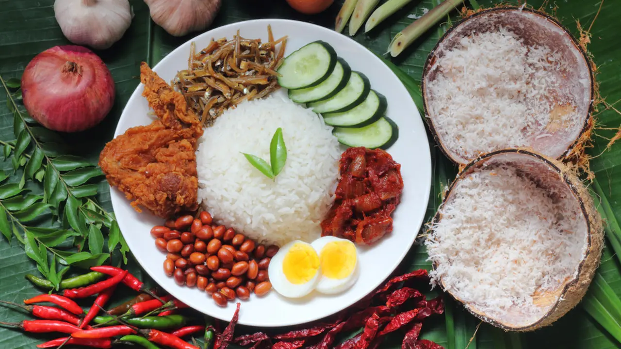 nasi gurih gemuk lemak