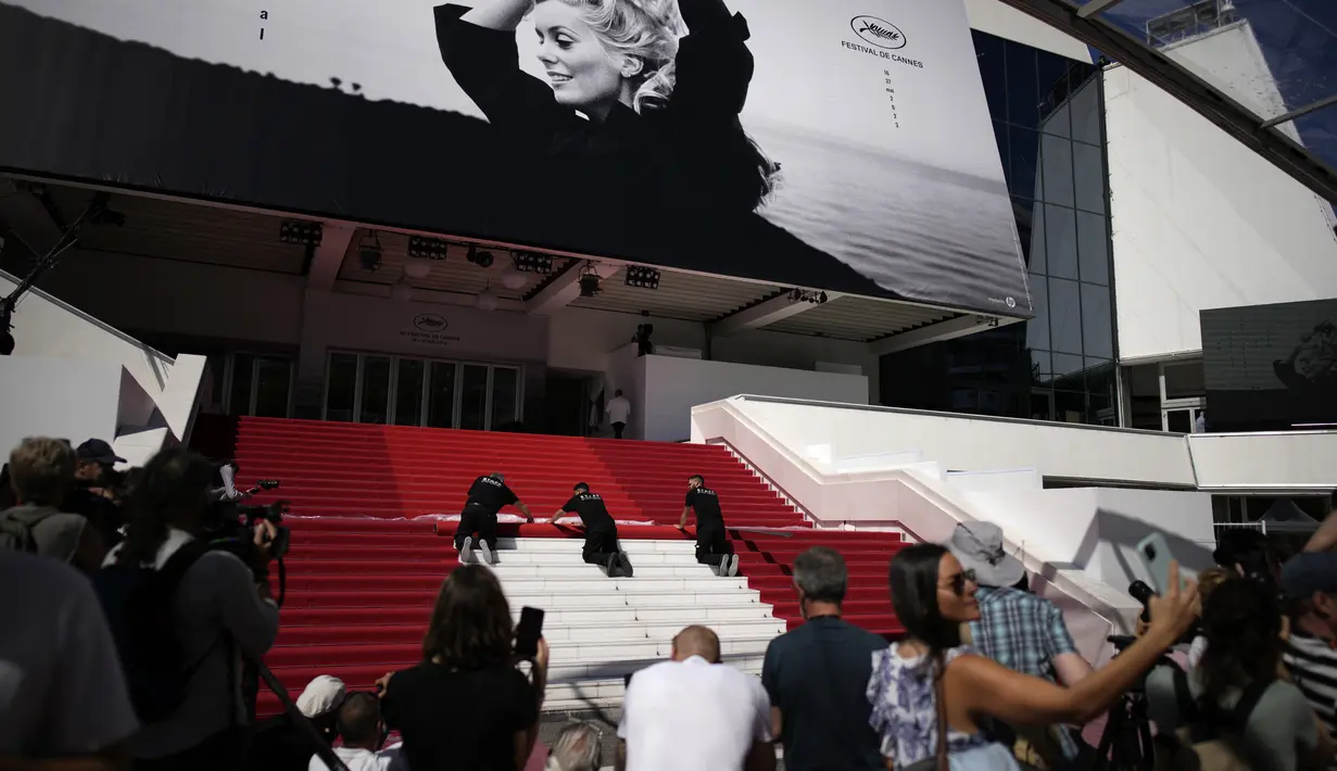 Festival Film Cannes lahir pada 20 September 1946. (AP Photo/Daniel Cole)