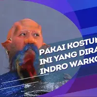 Indro Warkop ceritakan rasanya memakai kostum alien.