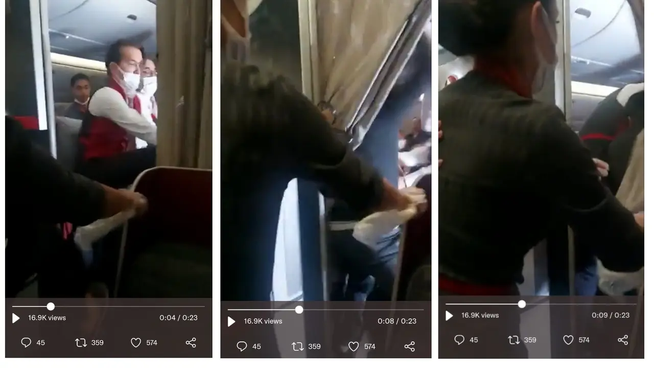 Media sosial diramaikan dengan kabar pesawat Turkish Airlines yang mendarat darurat di Bandara Kualanamu, Medan.