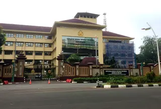 Gedung Mabes Polri. (Liputan6.com/Muhammad Radityo Priyasmoro)