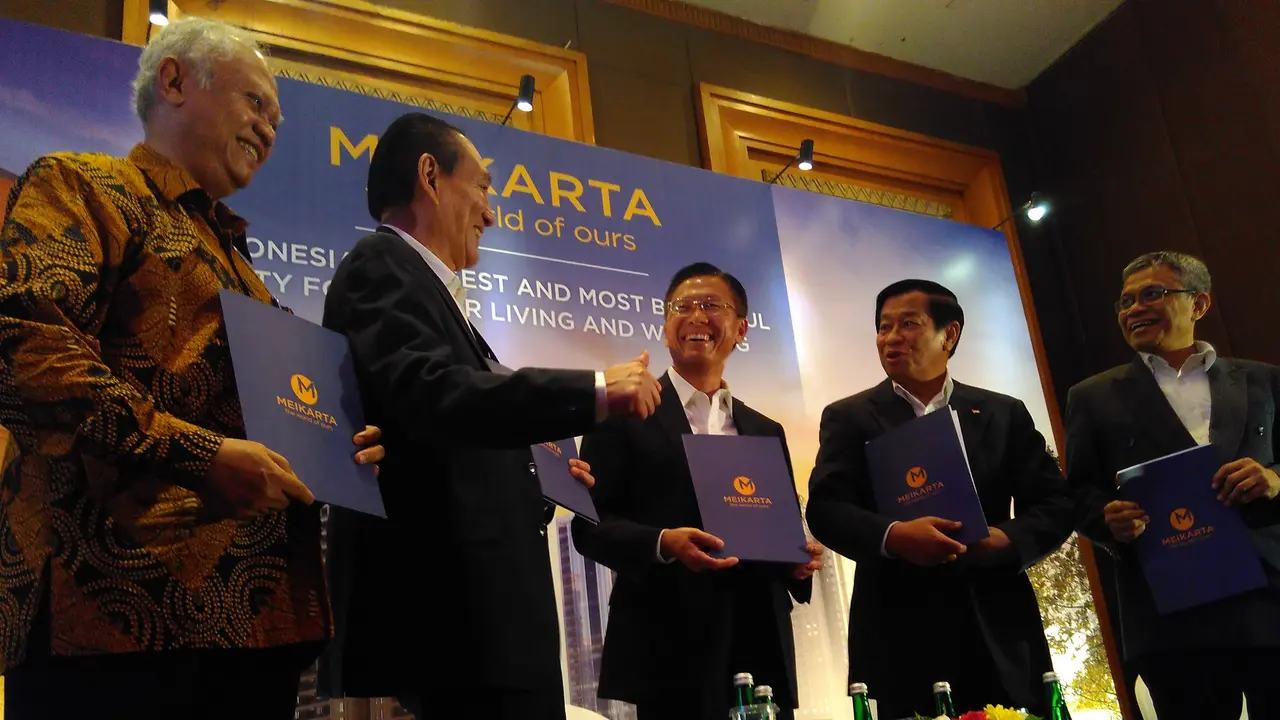 Lippo bangun kota moderen MEIKARTA di Cikarang (Foto: Liputan6.com)