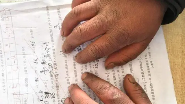 Rambut Membeku, Bukti Kegigihan Bocah Tiongkok Untuk ke Sekolah