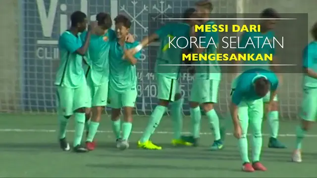 Berita video aksi hebat Messi dari Korea Selatan di tim muda Barcelona, Seung-Woo Lee. Pemain 19 tahun ini beberapa kali tampil mengesankan.