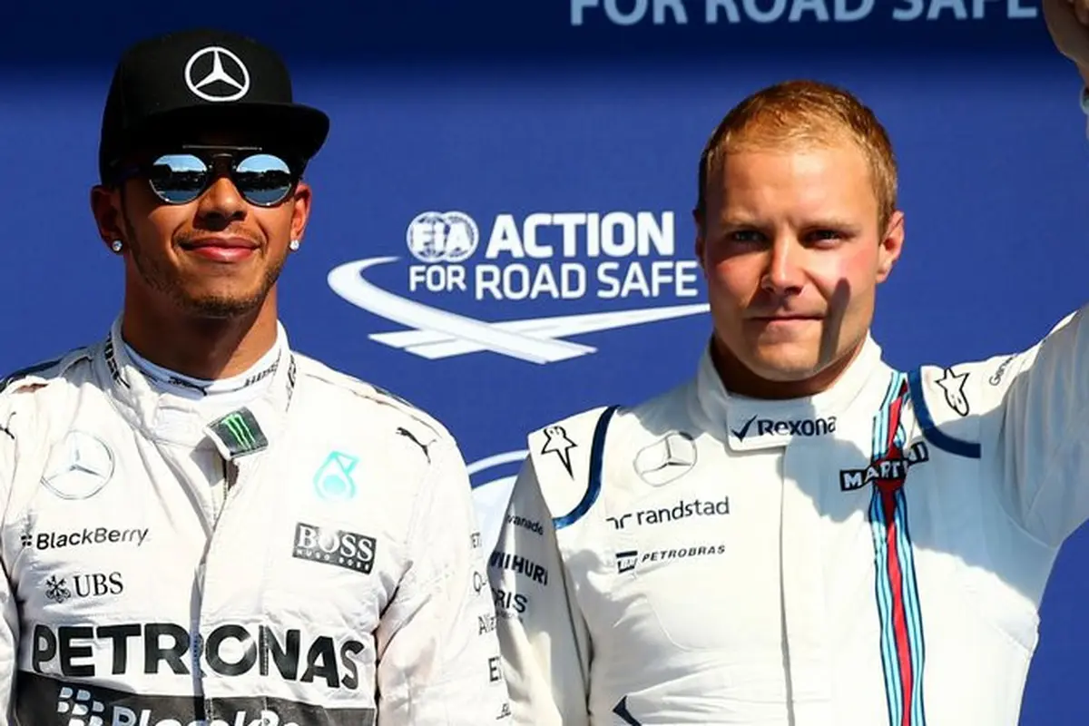 Lewis Hamilton dan Valtteri Bottas