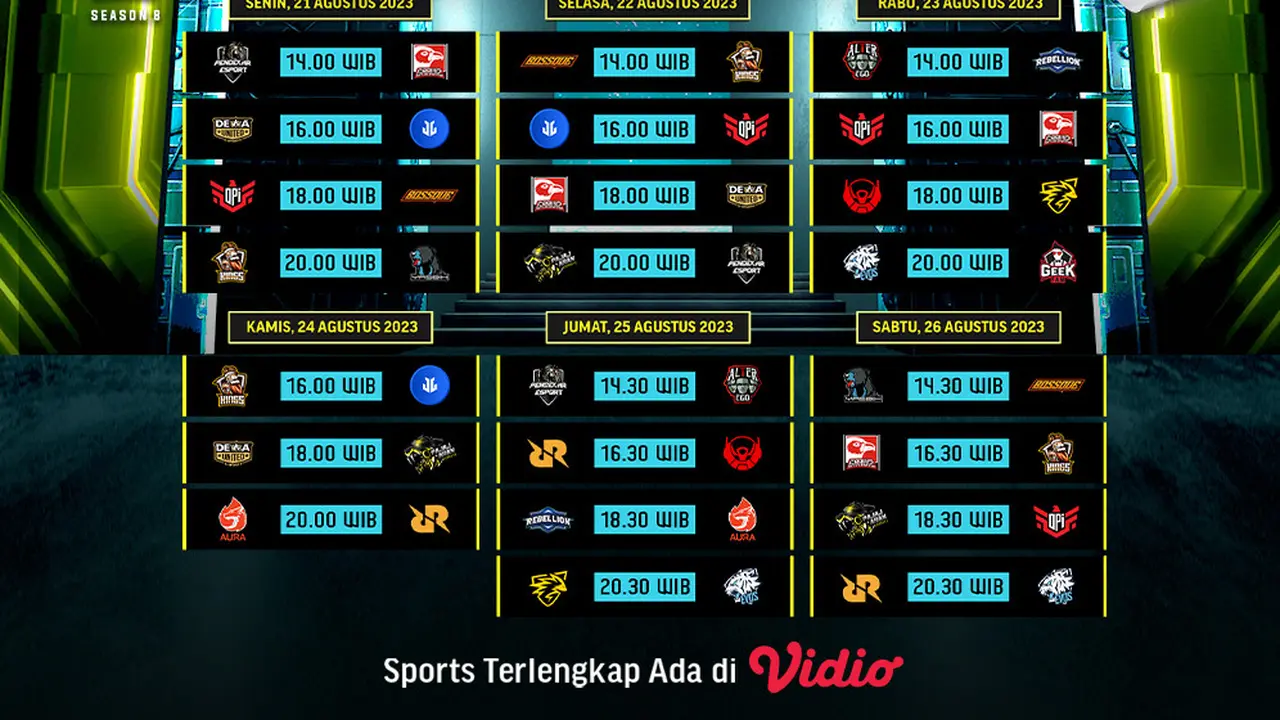 Nonton Gratis, Jadwal Live Streaming MDL Indonesia Season 8 Week 5 di Vidio