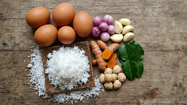 Resep Telur Dadar Serundeng (AI Generated)