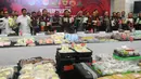Pengungkapan ini merupakan instruksi dari Kapolri Jenderal Listyo Sigit Prabowo terkait dengan komitmen Polri mendukung program Asta Cita Presiden Prabowo Subianto, terkait pemberantasan narkoba. (merdeka.com/Arie Basuki)