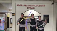 Lima remaja pelaku tawuran terjaring razia tim Patroli Presisi Polres Metro Jakarta Selatan di kawasan Pasar Minggu. (Foto: Istimewa)