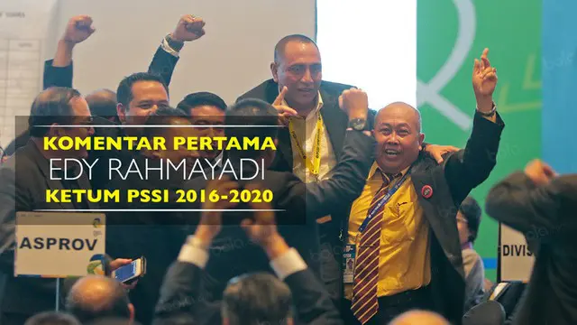 Ini Komentar Pertama Edy Rahmayadi Usai Terpilih Jadi Ketua Umum PSSI