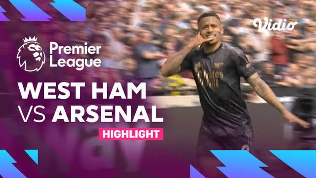 Berita video highlights Liga Inggris, Arsenal ditahan imbang West Ham United, Minggu (16/4/23)