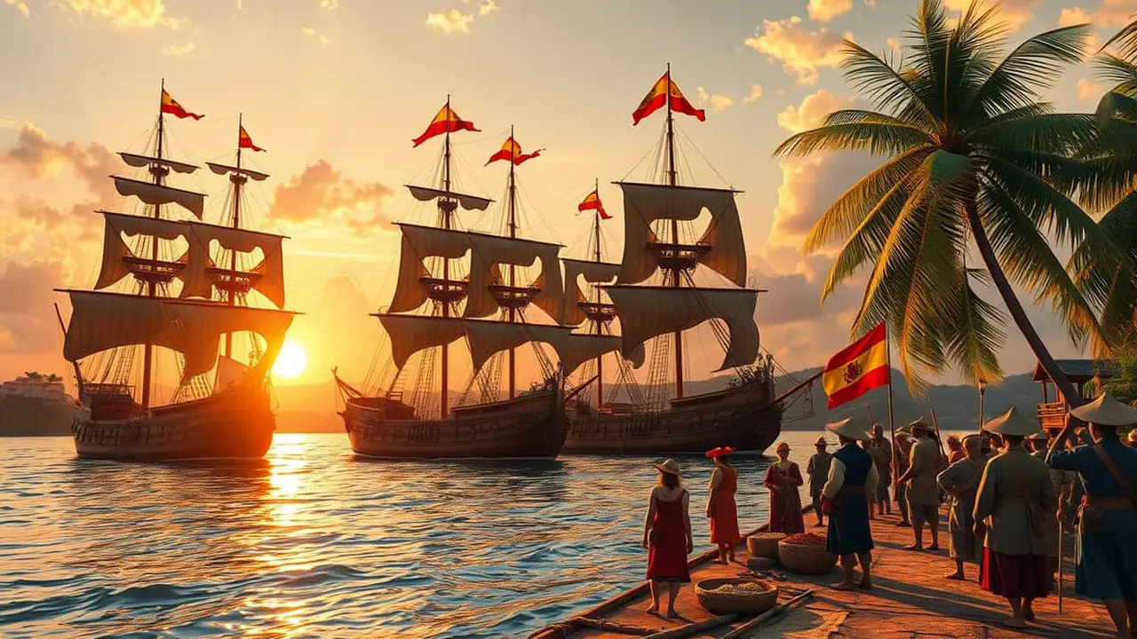tujuan kedatangan bangsa spanyol di indonesia