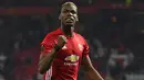 Paul Pogba. Gelandang asal Prancis berusia 29 tahun ini didatangkan Manchester United dari Juventus pada awal musim 2016/2017 dengan nilai transfer mencapai 105 juta euro atau setara Rp1,6 triliun. Juventus sendiri mendatangkan Paul Pogba dari tim U-21 Manchester United pada awal musim 2012/2013 dengan status bebas transfer. Akhir musim 2021/2022 Paul Pogba tidak memperpanjang kontraknya bersama Manchester United dan pergi secara gratis. (AFP/Paul Ellis)