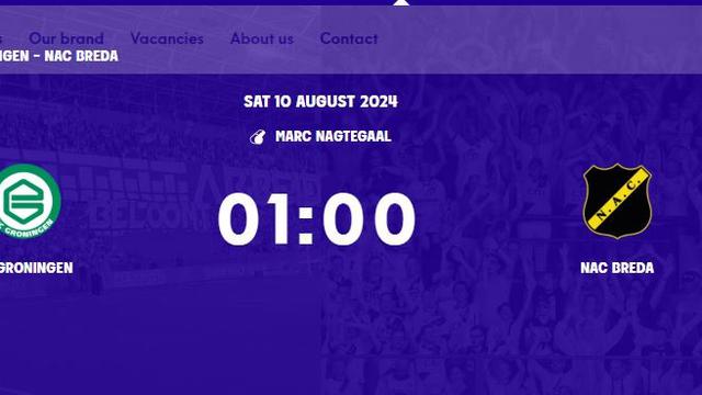 FC Groningen Vs NAC Breda