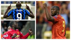Striker Romelu Lukaku telah membukukan 300 gol. Debut golnya dimulai pada 28 Agustus 2009 saat Anderlecht mengalahkan Zulte Waregem di Liga Belgia. Bersama tim teranyarnya Inter Milan, Lukaku mencetak gol ke-300 ke gawang Lazio pada 14 Februari 2021 lalu. (Kolase Foto AFP)