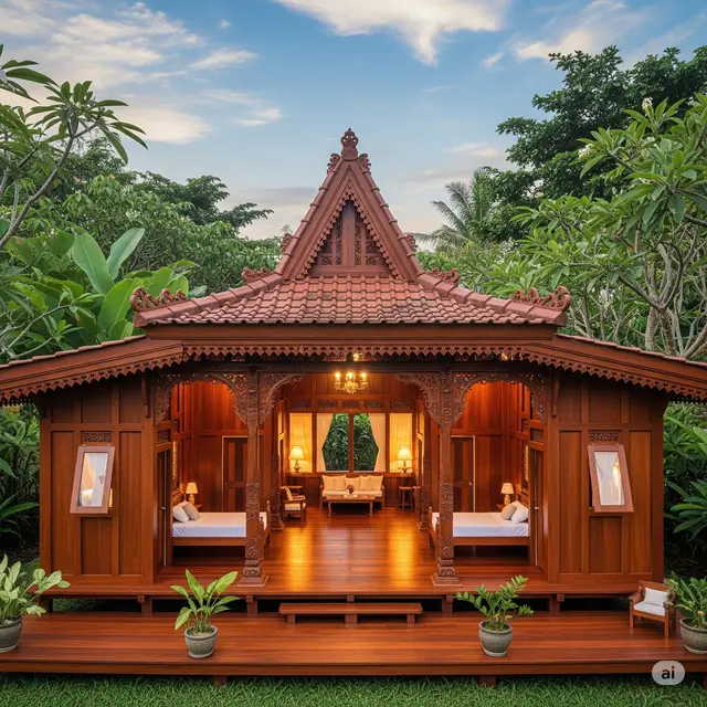 Rumah Joglo Mini (2 Kamar)