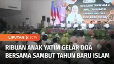 Menyambut Tahun Baru Islam 1 Muharram 1445 H. Ribuan anak yatim di Jawa Timur menggelar doa bersama Forkopimda Jawa Timur. Selain doa bersama mereka mendapatkan santunan dari Gubernur Jawa Timur Khofifah Indar Parawansa.