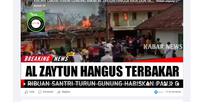 Penelusuran klaim video ribuan santri bakar Al Zaytun hingga rata dengan tanah