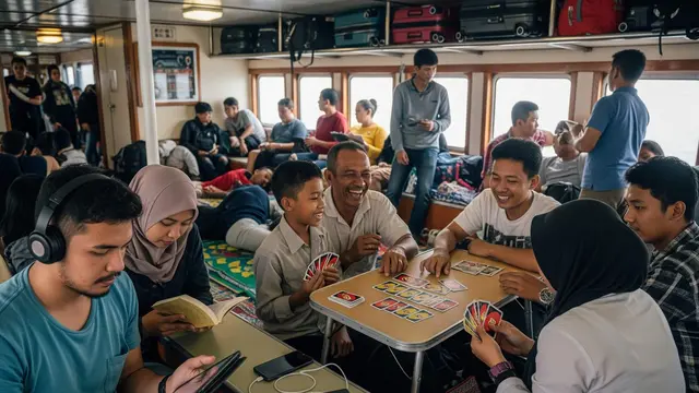 Tips Mudik Naik Kapal Agar Tidak Bosan
